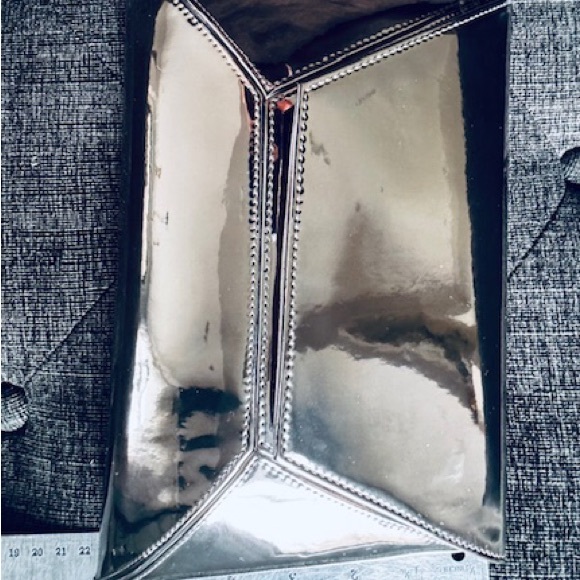 Stuart Weitzman Pewter Glass Clutch - Picture 8 of 11